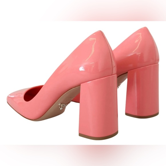 Prada pink Square Toe Clazature Donna Heels 40 - Picture 5 of 16